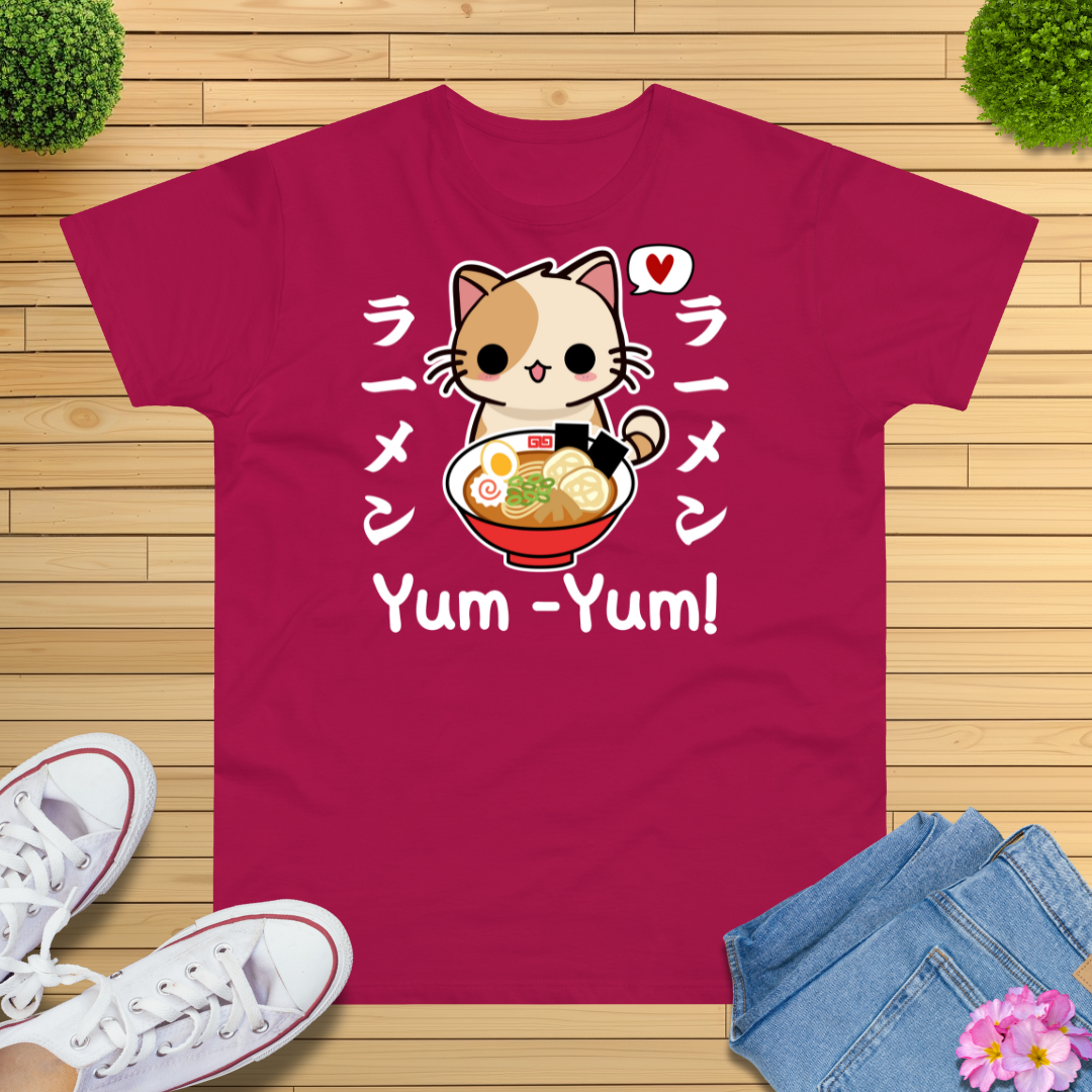 Kawaii Ramen Katze T-Shirt