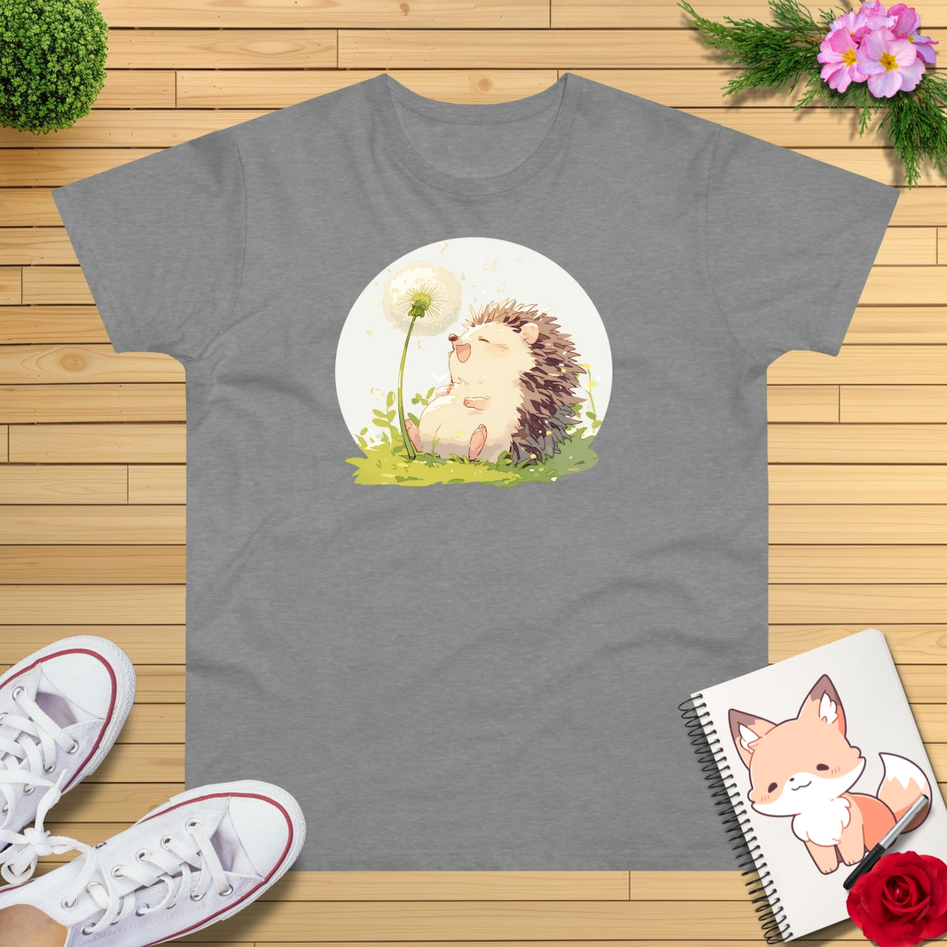 Happy Igel Pusteblume T-Shirt