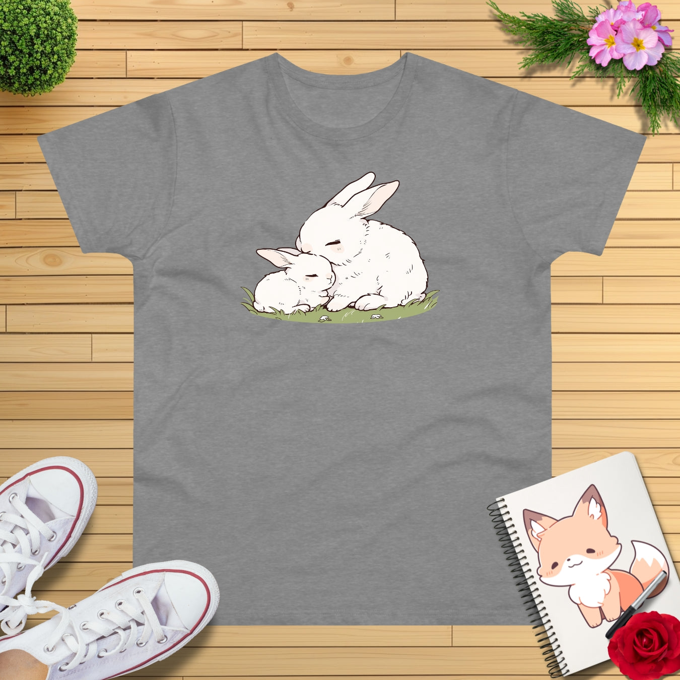 Kuschel Hasen T-Shirt