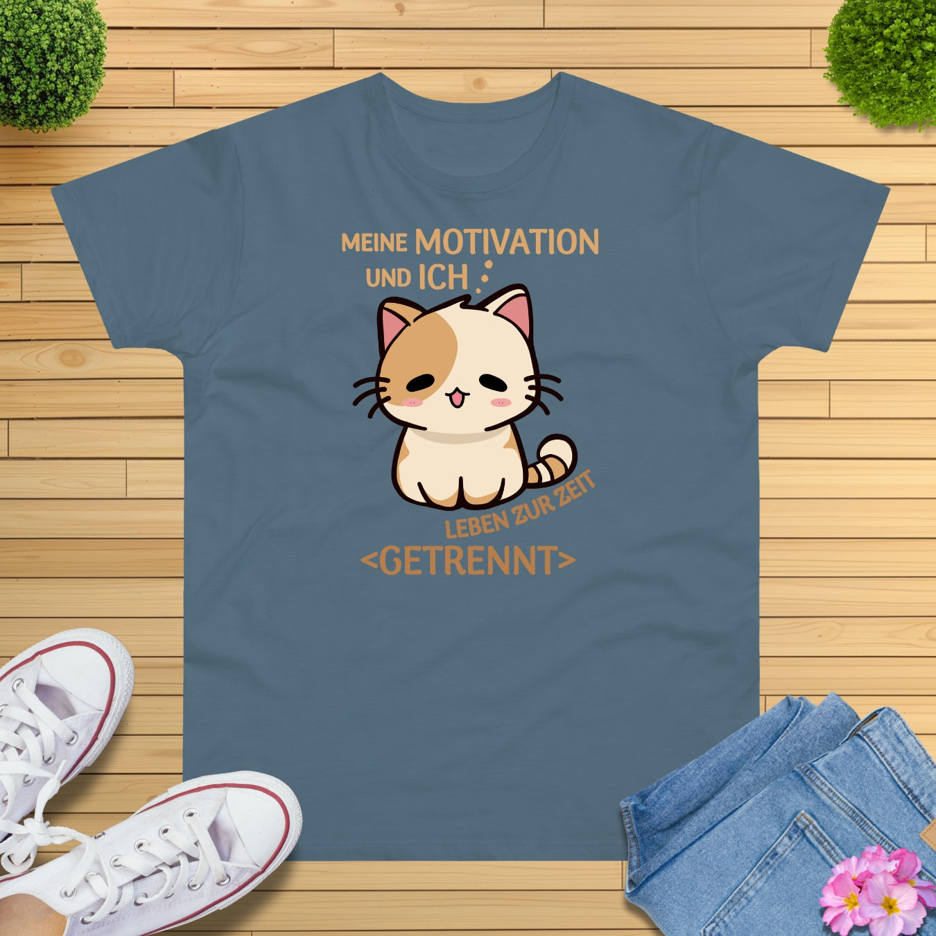 Chill Motivation Katze T-Shirt