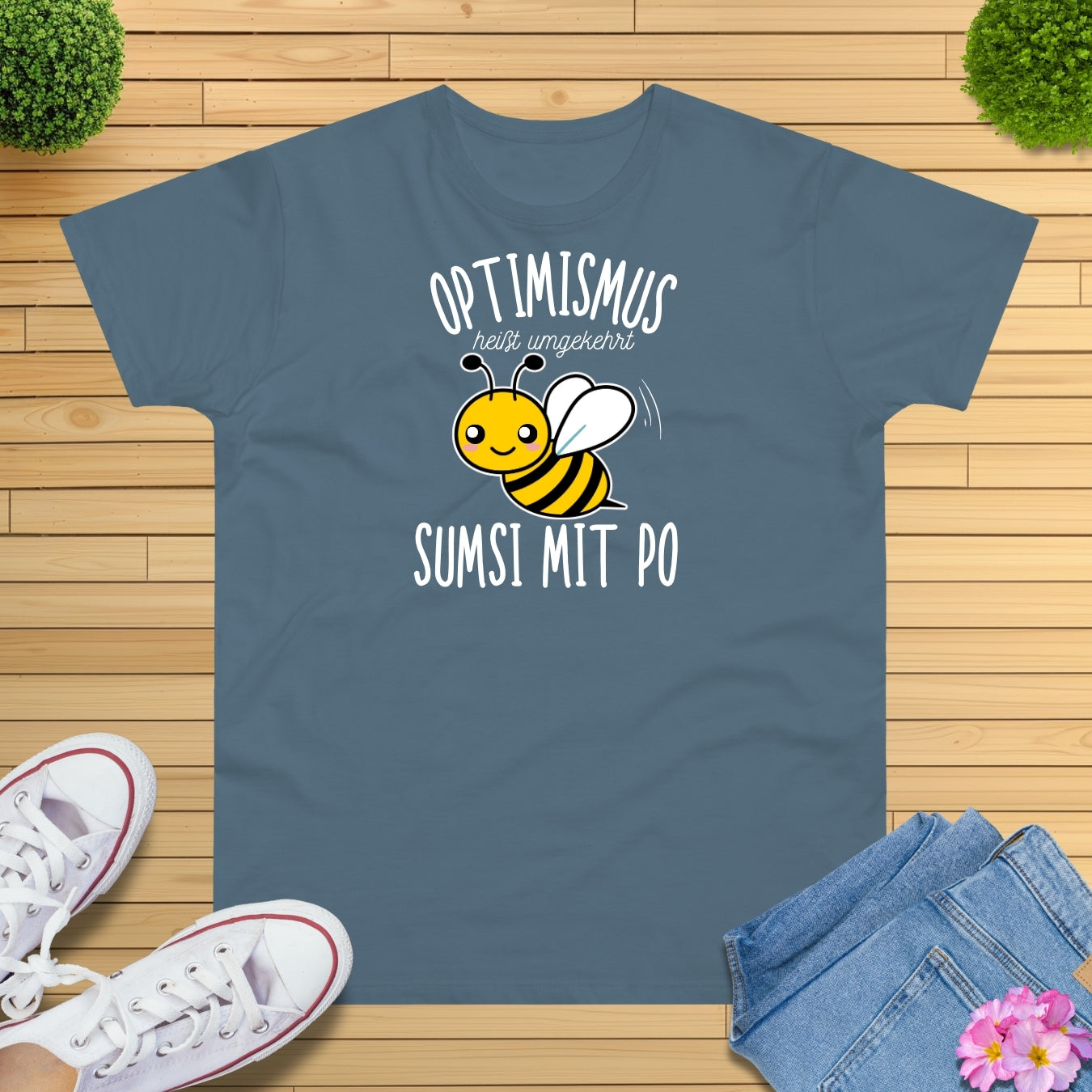 Optimismus Bienen T-Shirt