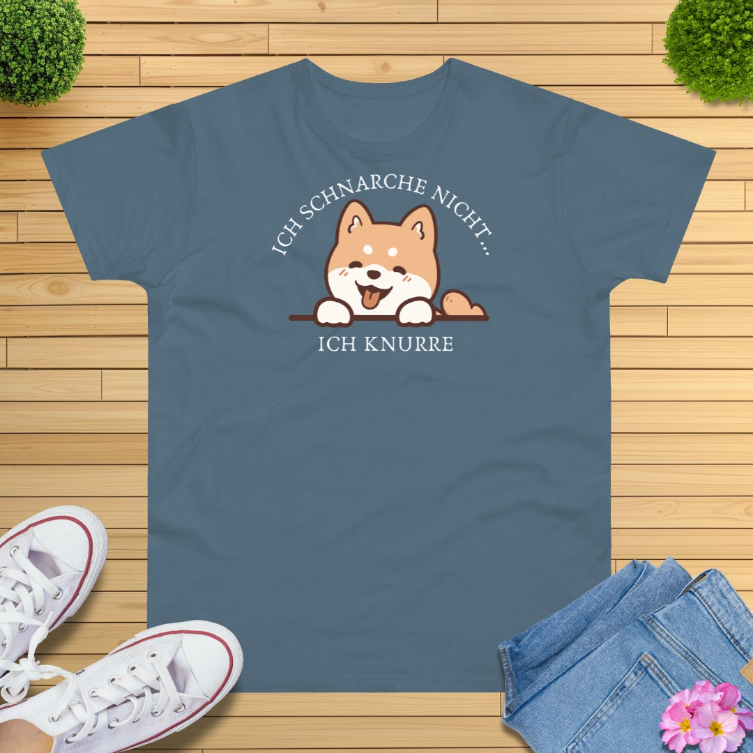 Ich schnarche nicht Hund T-Shirt