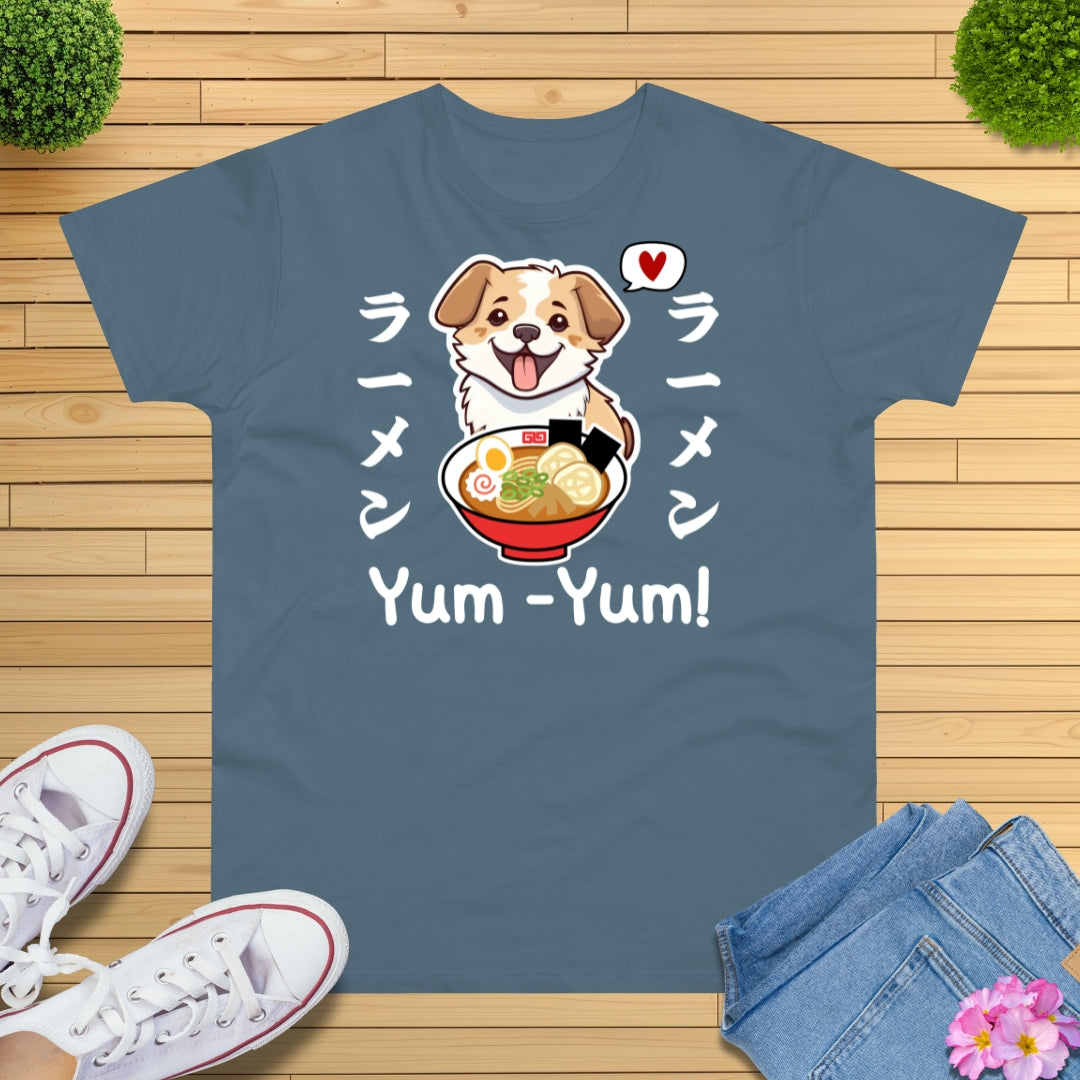 Kawaii Ramen Hund T-Shirt