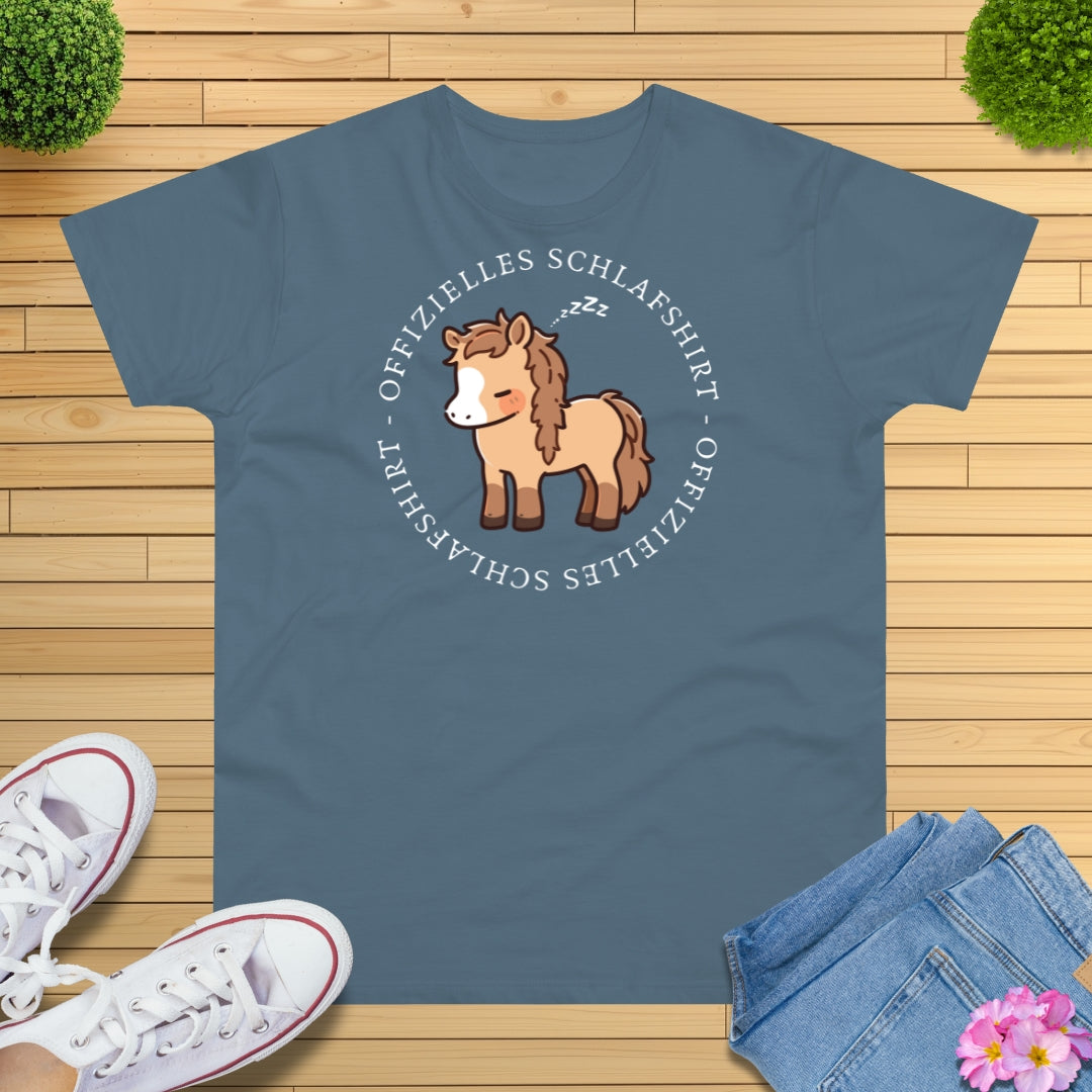 Offizielles Schlafshirt Pferd T-Shirt