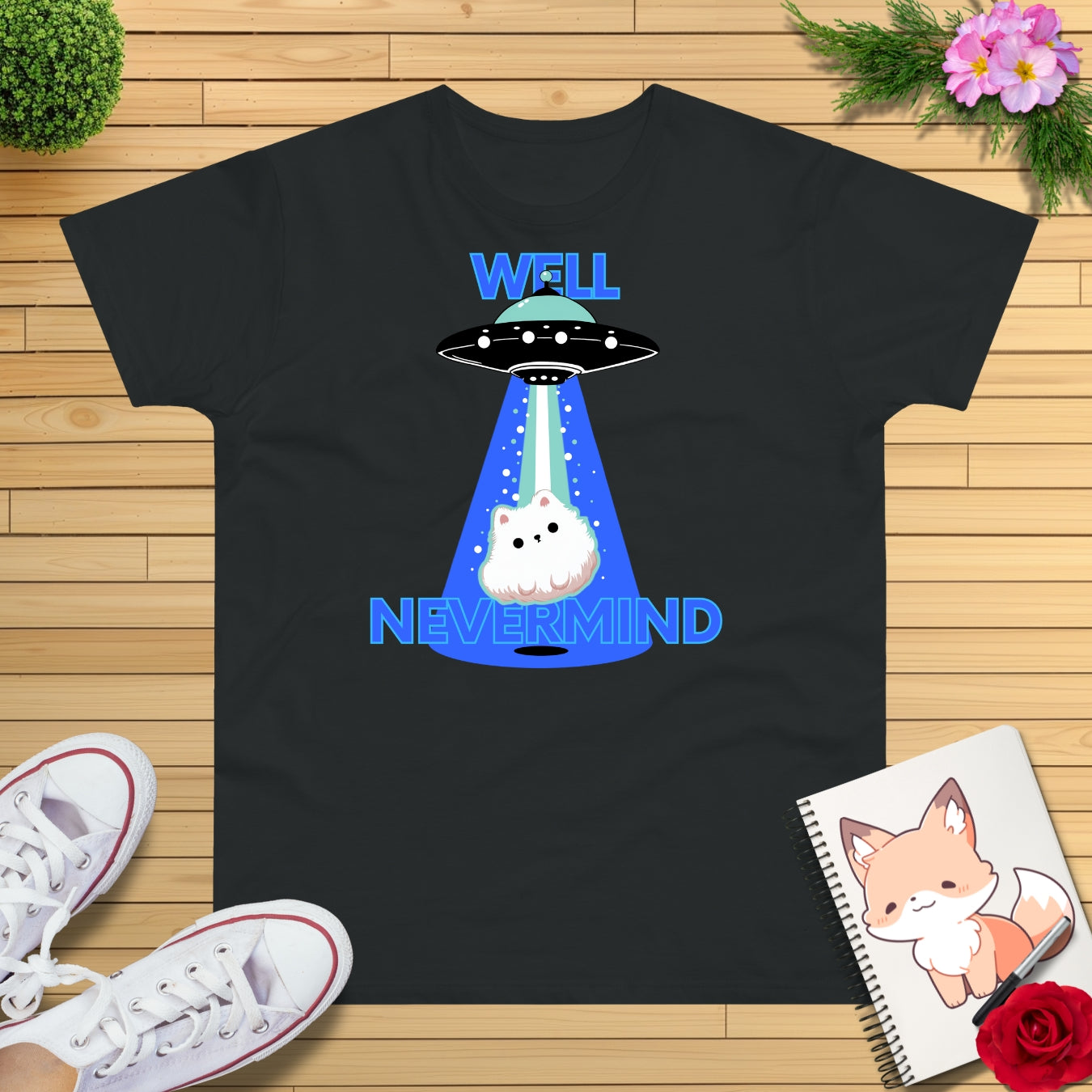 Ufo blue Beam T-Shirt