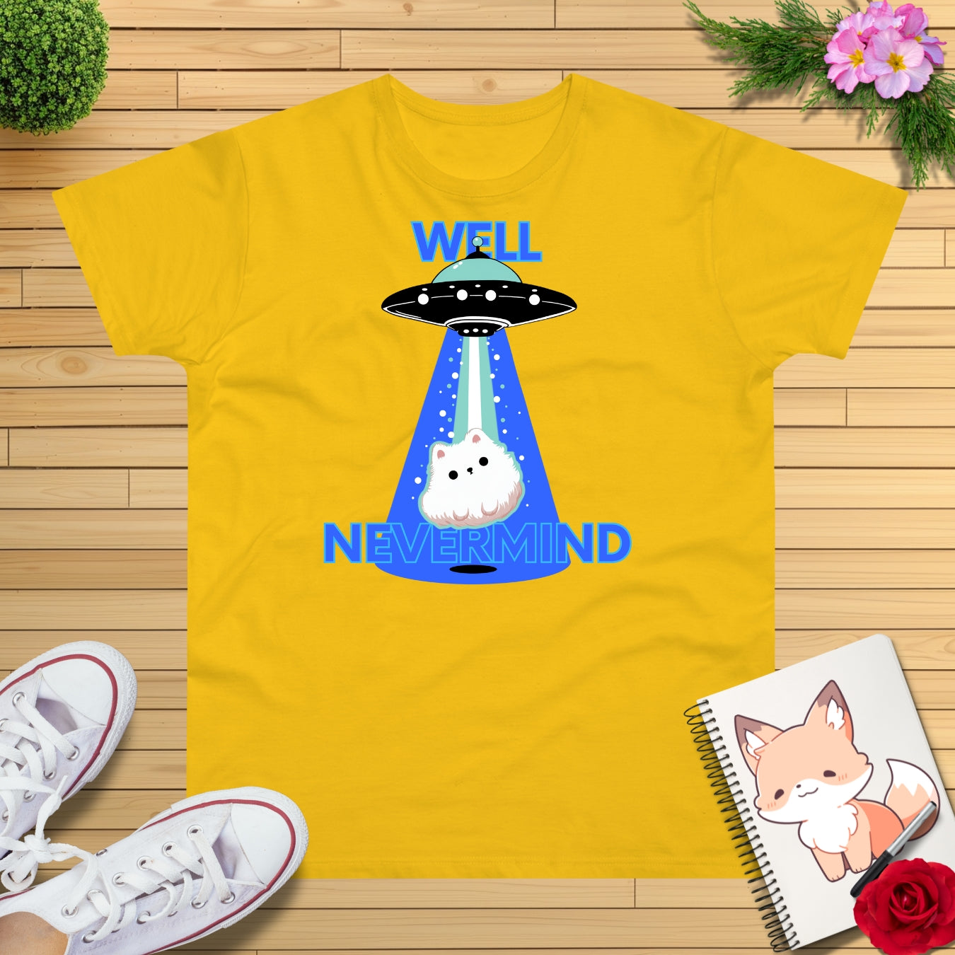 Ufo blue Beam T-Shirt