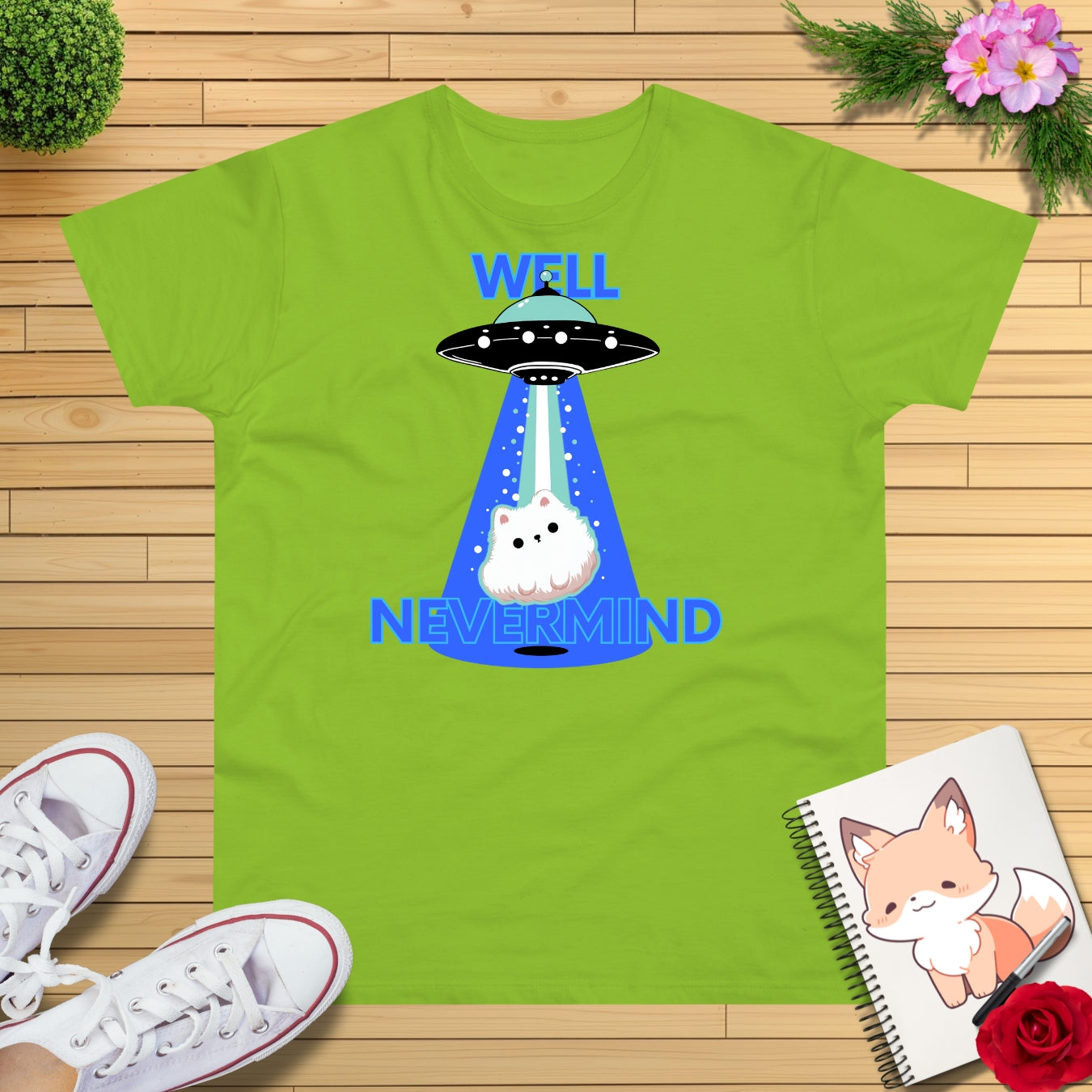Ufo blue Beam T-Shirt