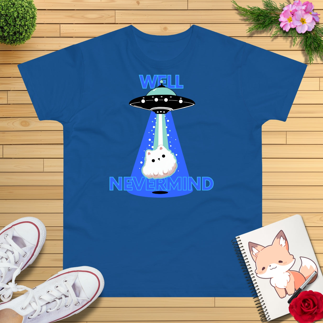 Ufo blue Beam T-Shirt