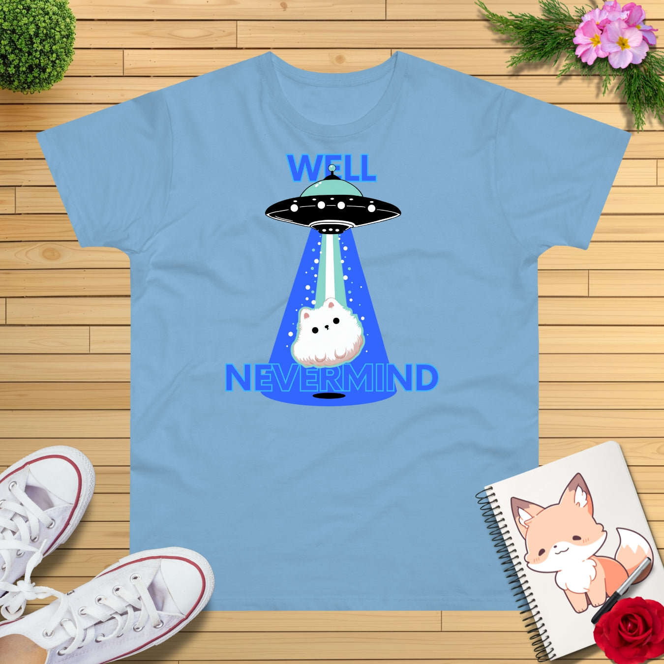 Ufo blue Beam T-Shirt