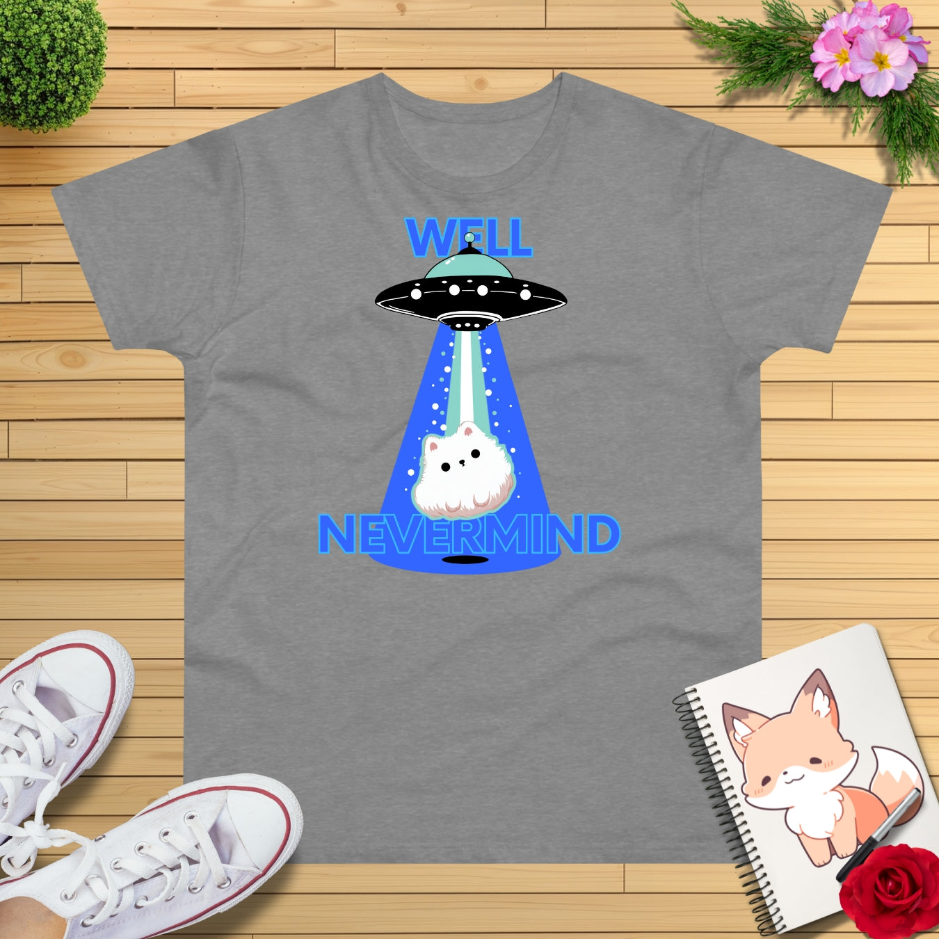 Ufo blue Beam T-Shirt