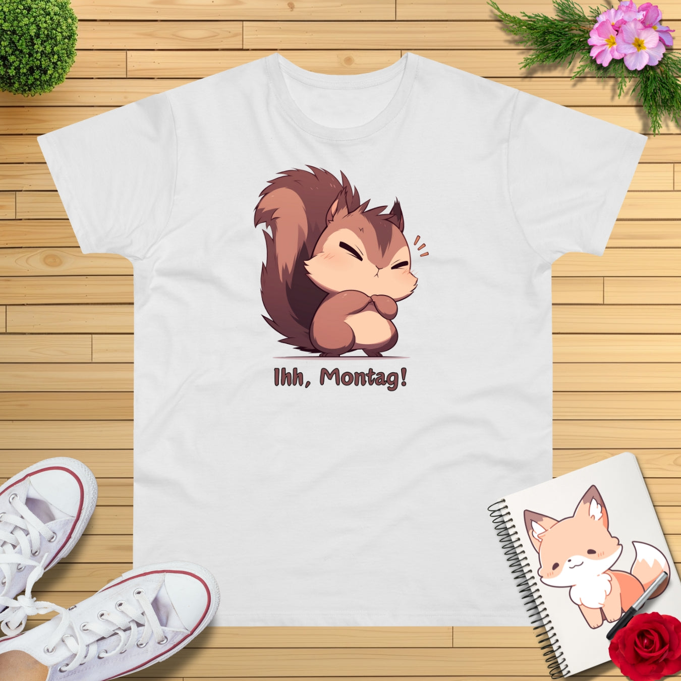 Eichhörnchen "Ihh, Montag!" T-Shirt
