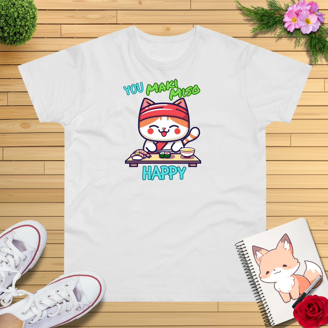 Sushi "YOU MAKI MISO HAPPY" T-Shirt
