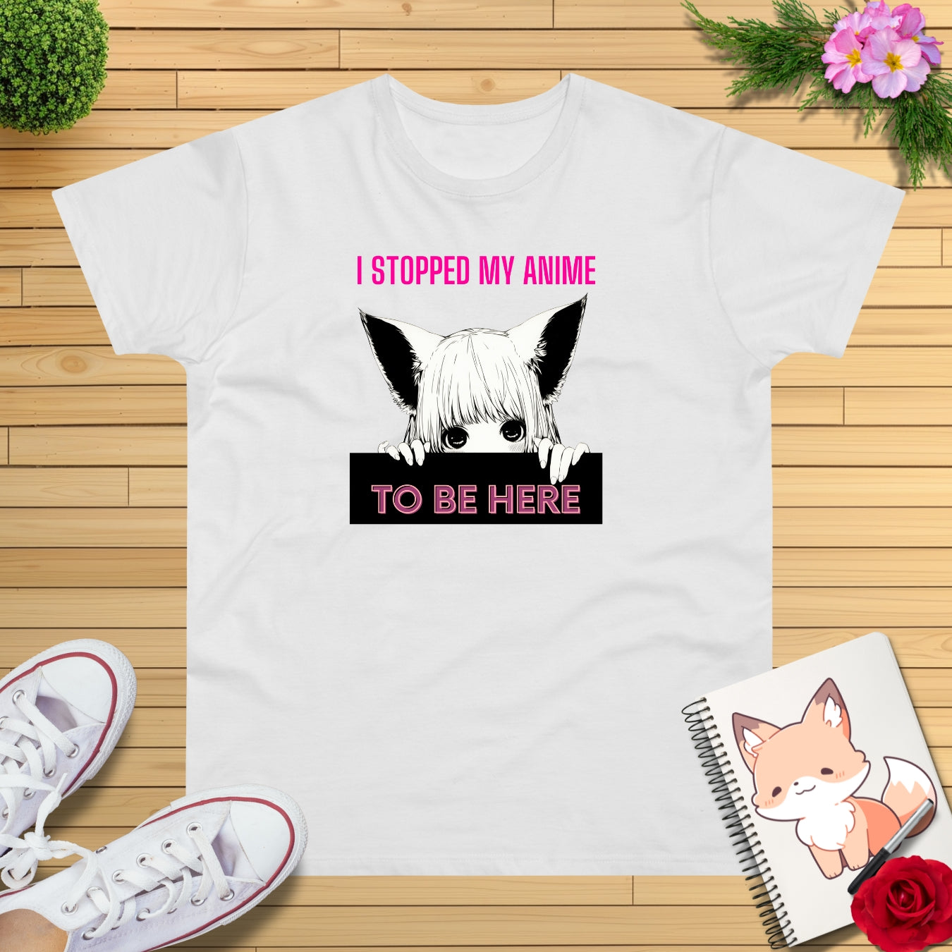 Catgirl i stopped my anime T-Shirt