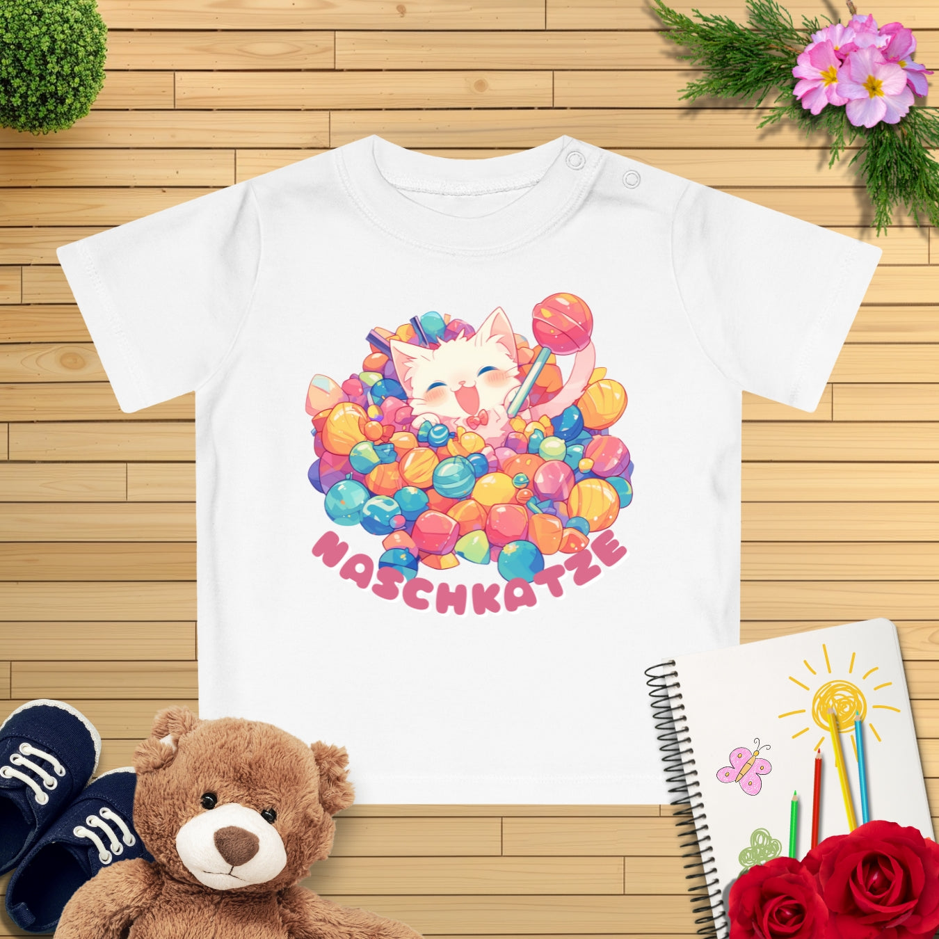 Naschkatze Baby T-Shirt