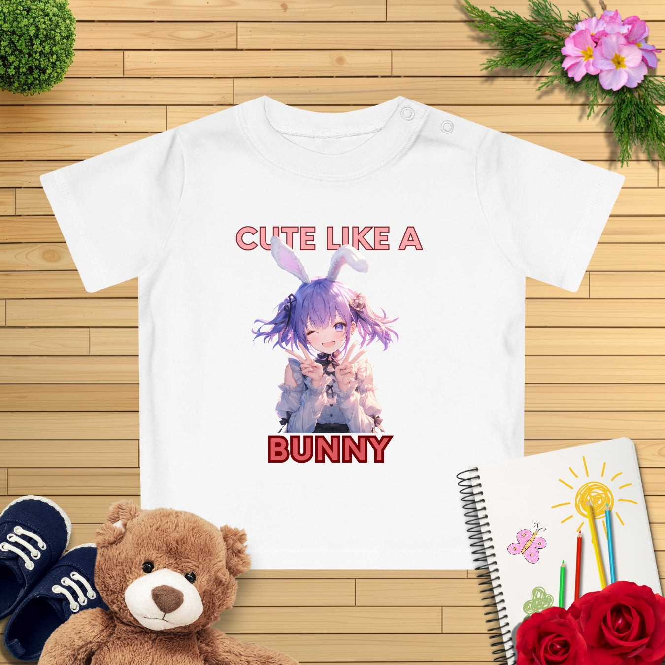 Cute like a Bunny Baby T-Shirt