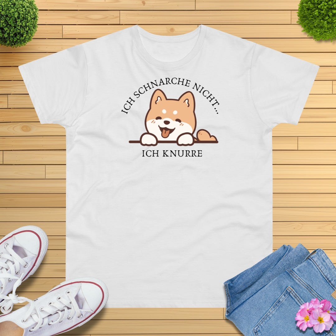 Ich schnarche nicht Hund T-Shirt