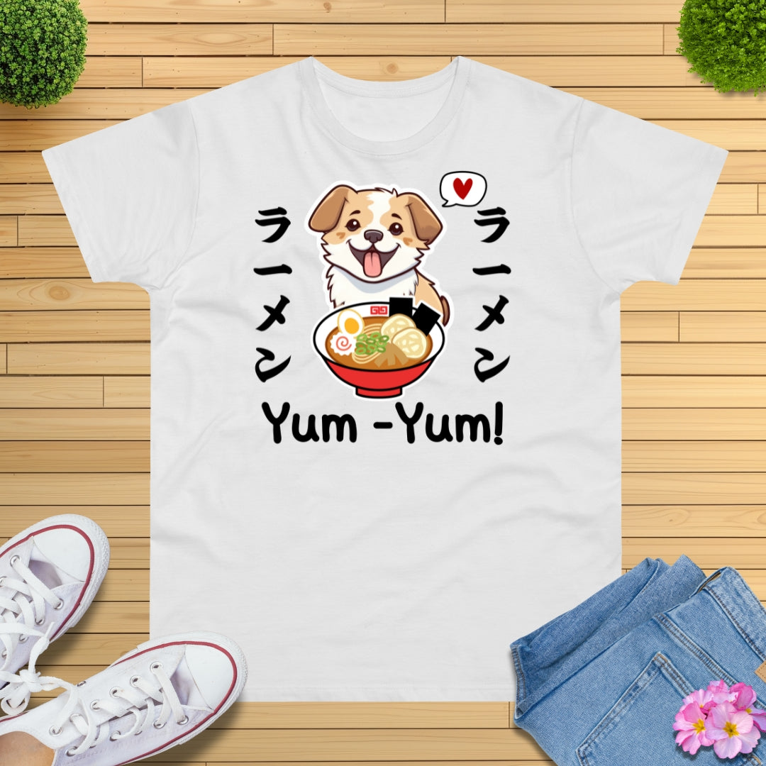 Kawaii Ramen Hund T-Shirt
