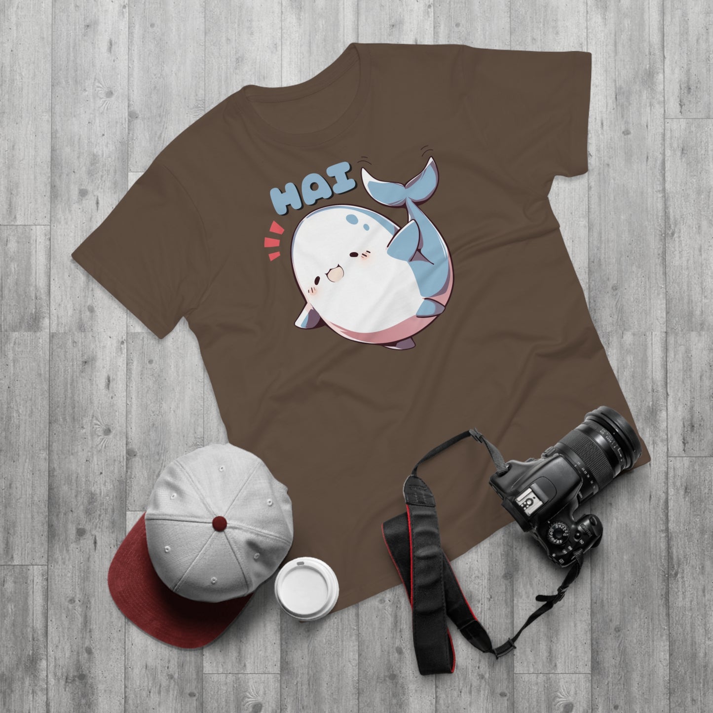 Kawaii winkender Hai T-Shirt