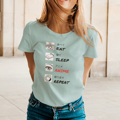 Eat-Sleep-Anime-Repeat T-Shirt