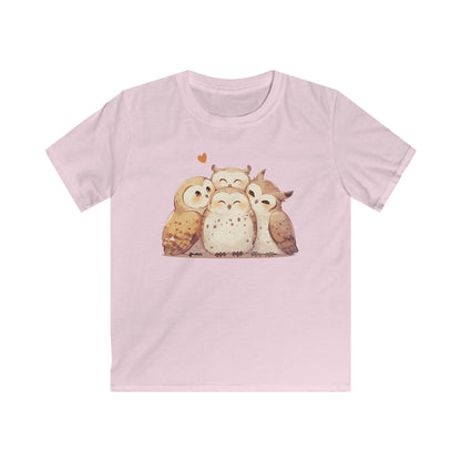 Kuschel Eulen Kinder T-Shirt