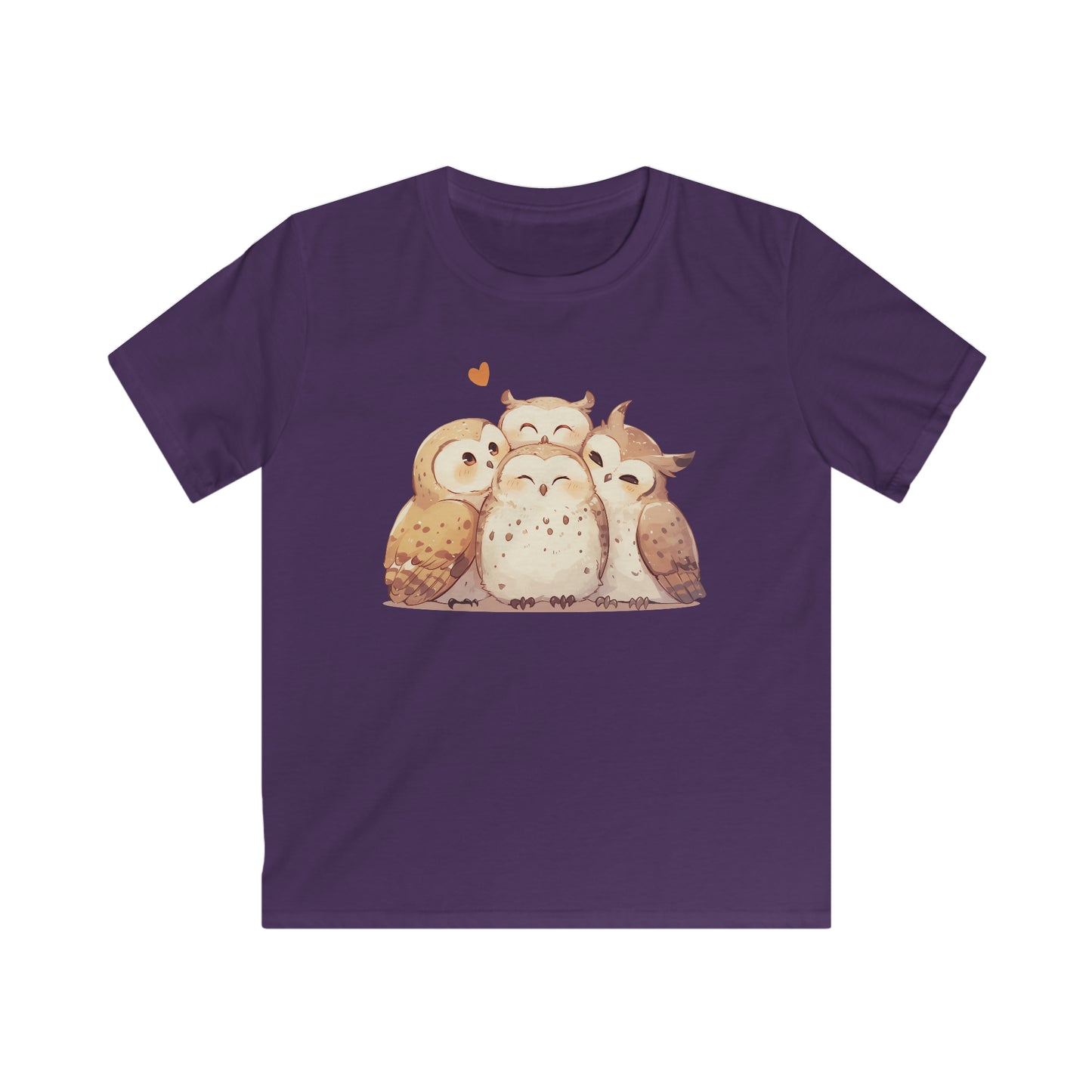 Kuschel Eulen Kinder T-Shirt