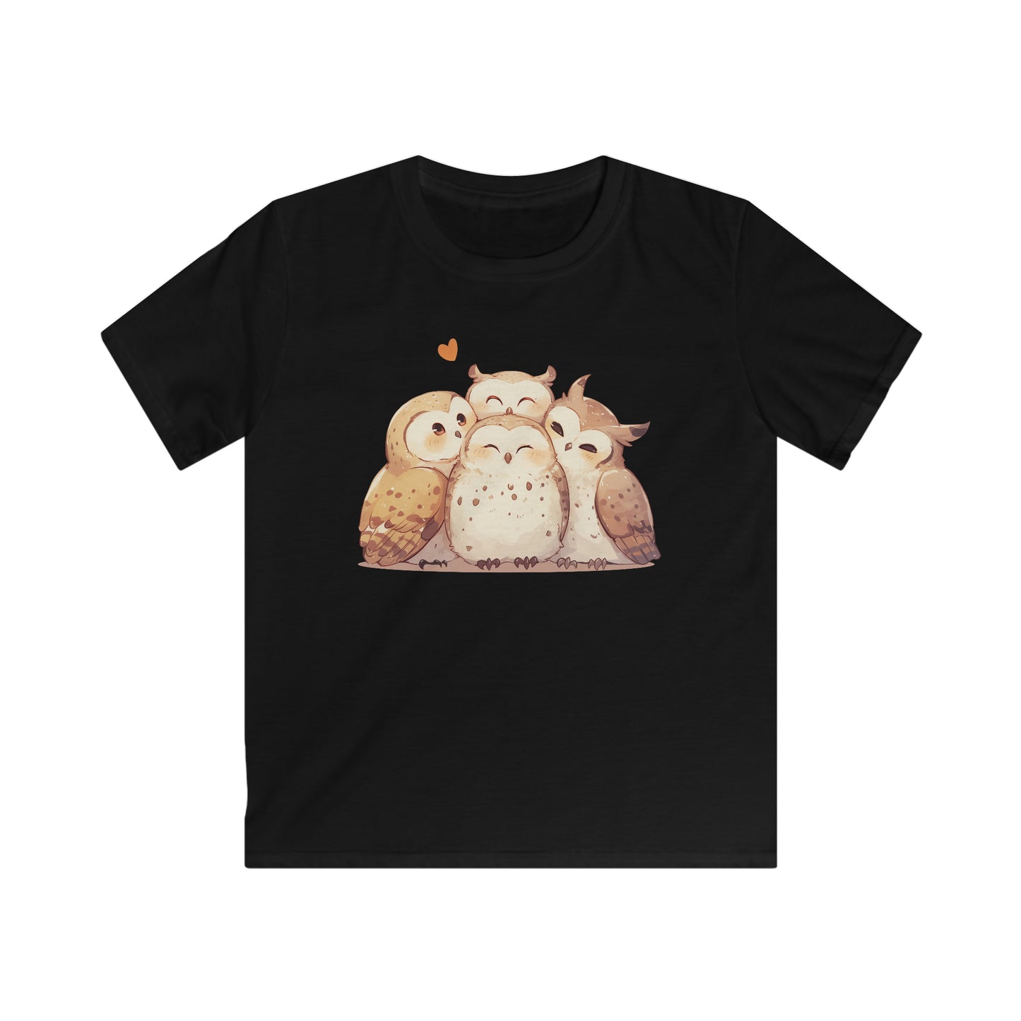 Kuschel Eulen Kinder T-Shirt