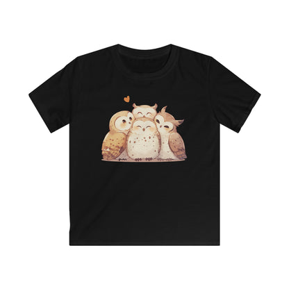 Kuschel Eulen Kinder T-Shirt