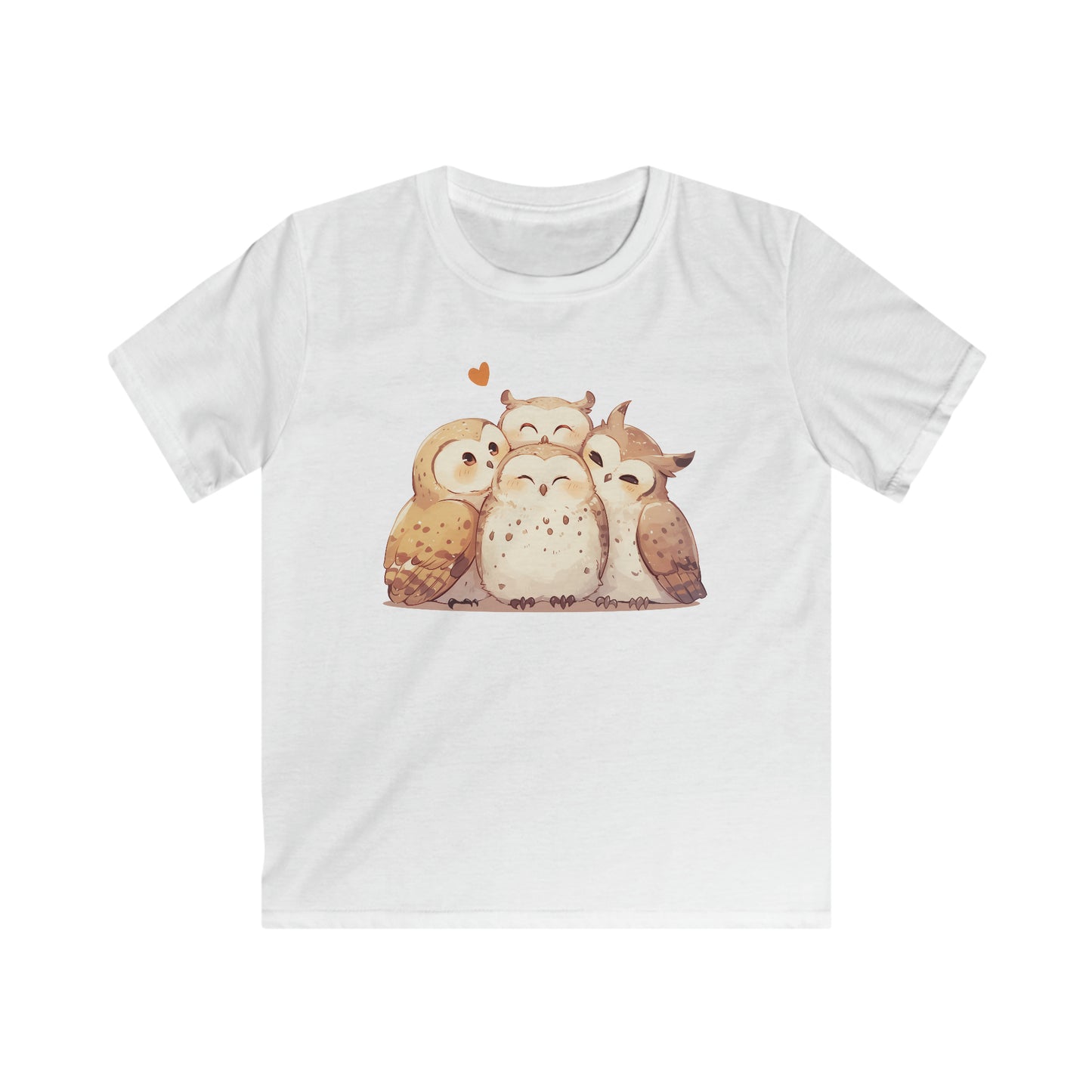 Kuschel Eulen Kinder T-Shirt