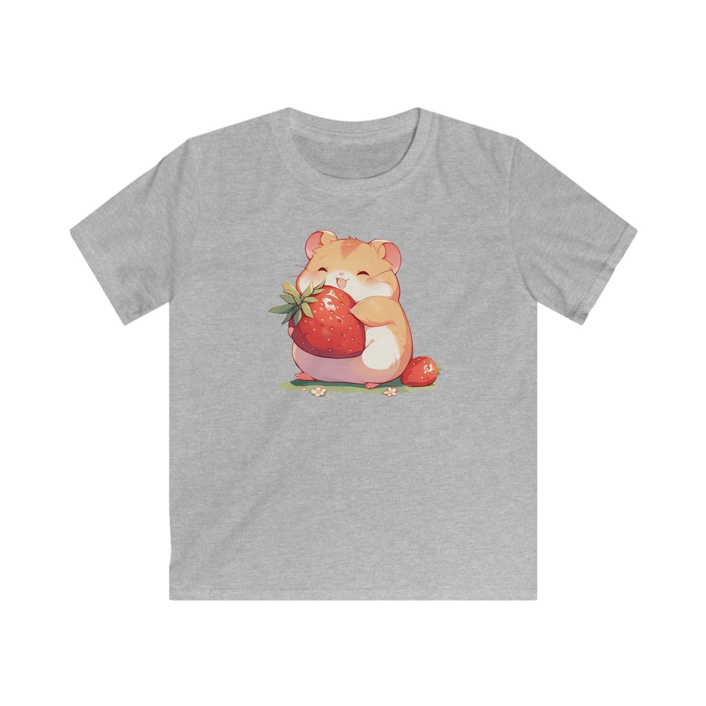 Happy Erdbeeren Hamster Kinder T-Shirt