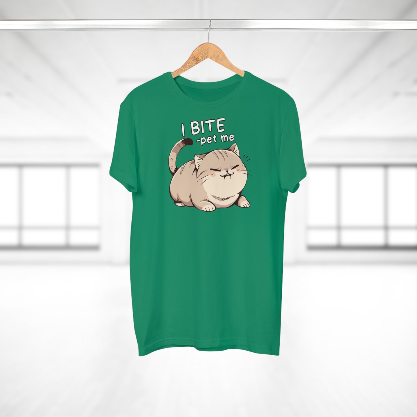 I BITE -pet me Katze T-Shirt