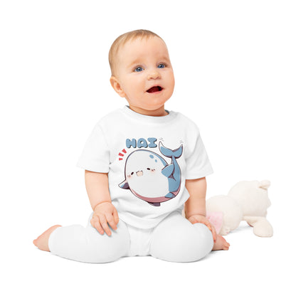 Kawaii winkender HAI Baby T-Shirt