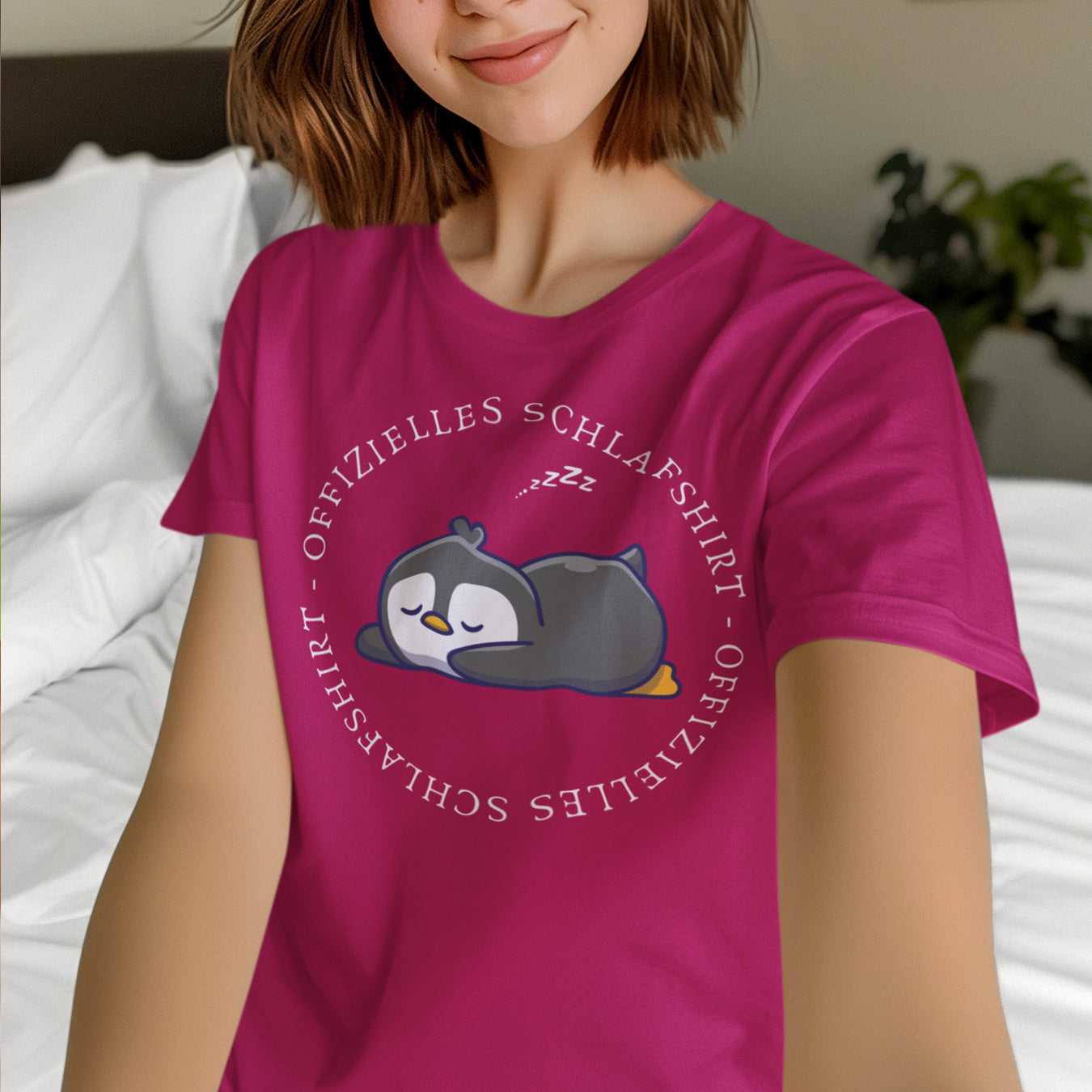 Offizielles Schlafshirt Pinguin T-Shirt