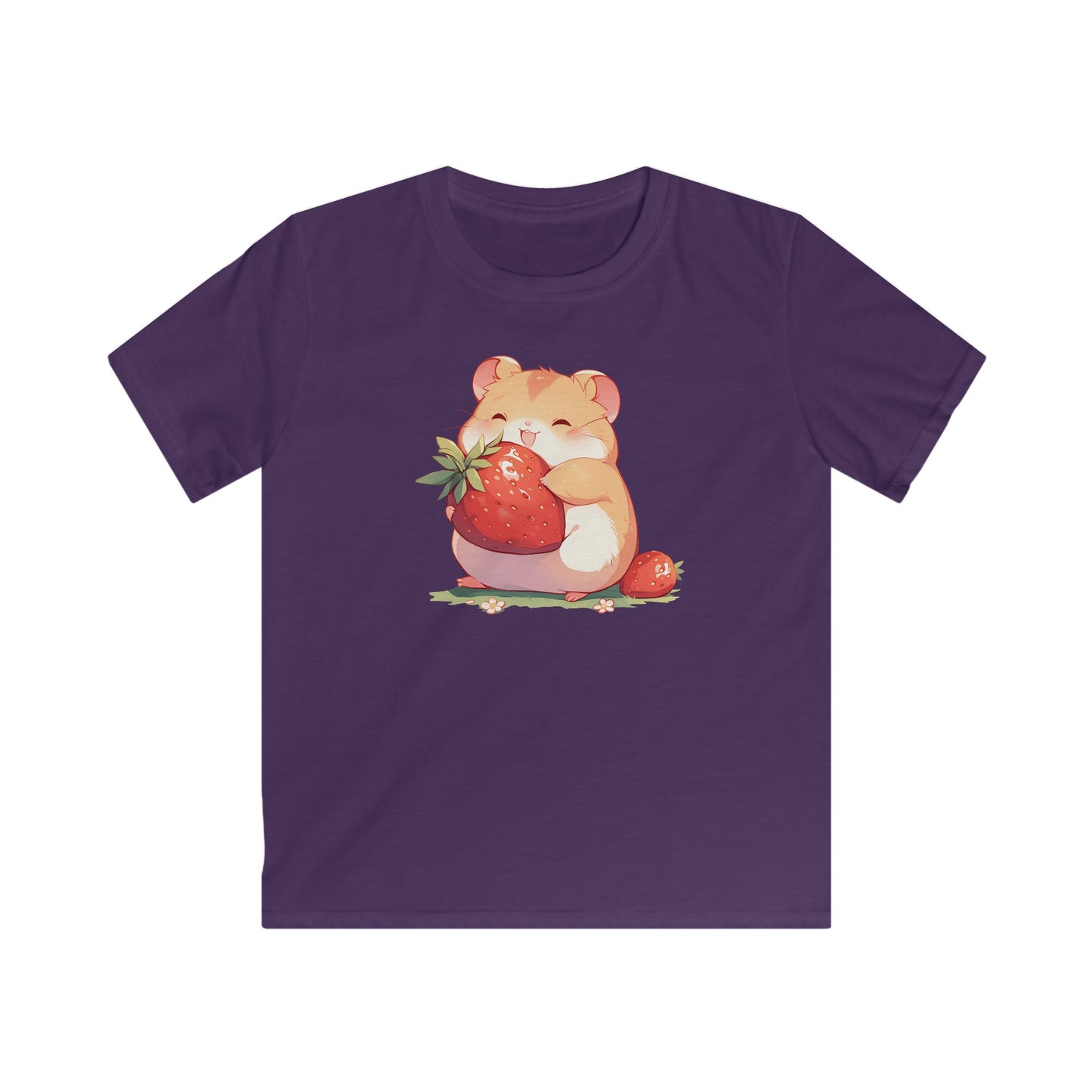 Happy Erdbeeren Hamster Kinder T-Shirt