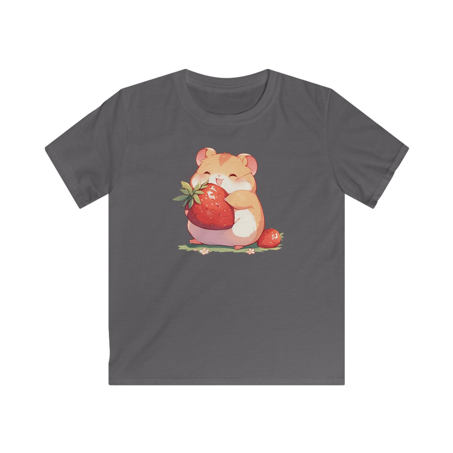 Happy Erdbeeren Hamster Kinder T-Shirt