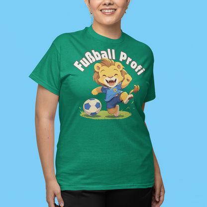 Fußball Profi Löwe T-Shirt