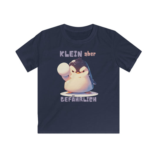 Pinguin "KLEIN aber GEFÄHRLICH" Kinder T-Shirt