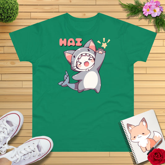 Katzenhai ruft "HAI" T-Shirt