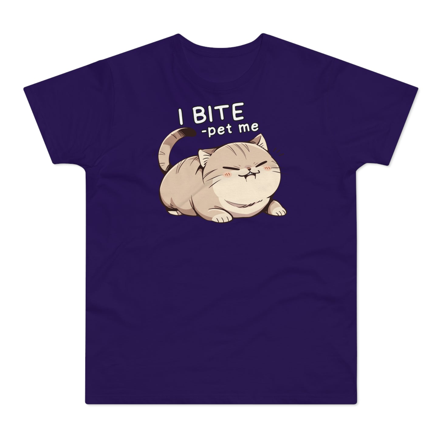 I BITE -pet me Katze T-Shirt