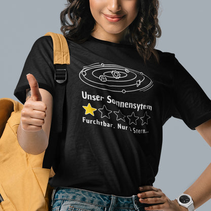 Bewertung des Sonnensystems T-Shirt