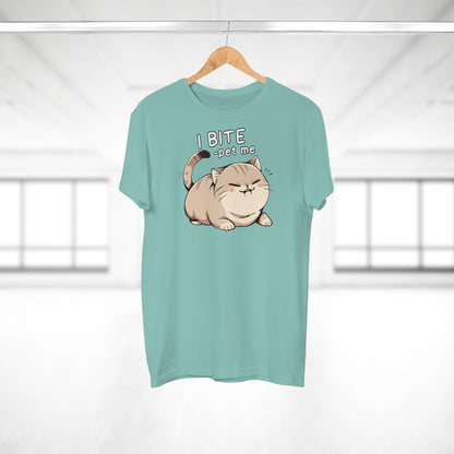 I BITE -pet me Katze T-Shirt