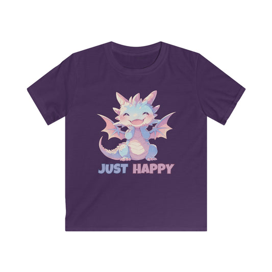 Just Happy Kawaii Drache Kinder T-Shirt