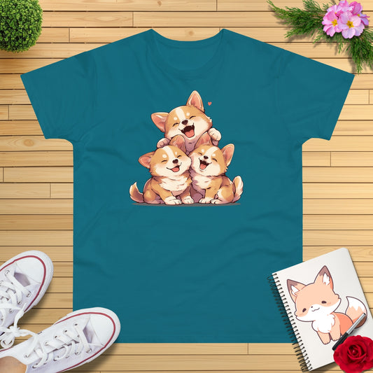 Kawaii Kuschel Corgis T-Shirt