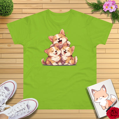 Kawaii Kuschel Corgis T-Shirt
