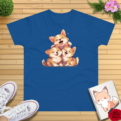 Kawaii Kuschel Corgis T-Shirt