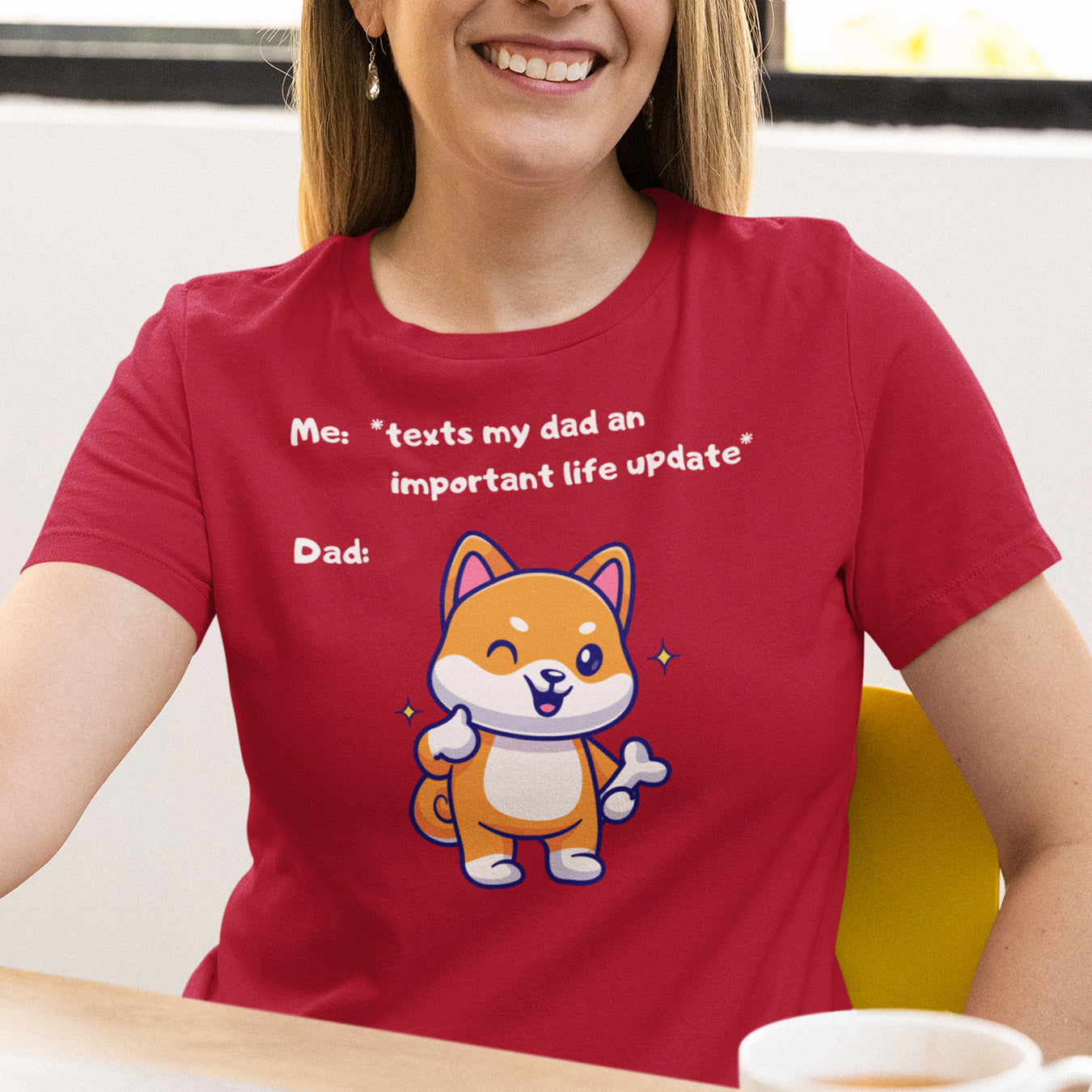 Send Dog Dad Live Update T-Shirt