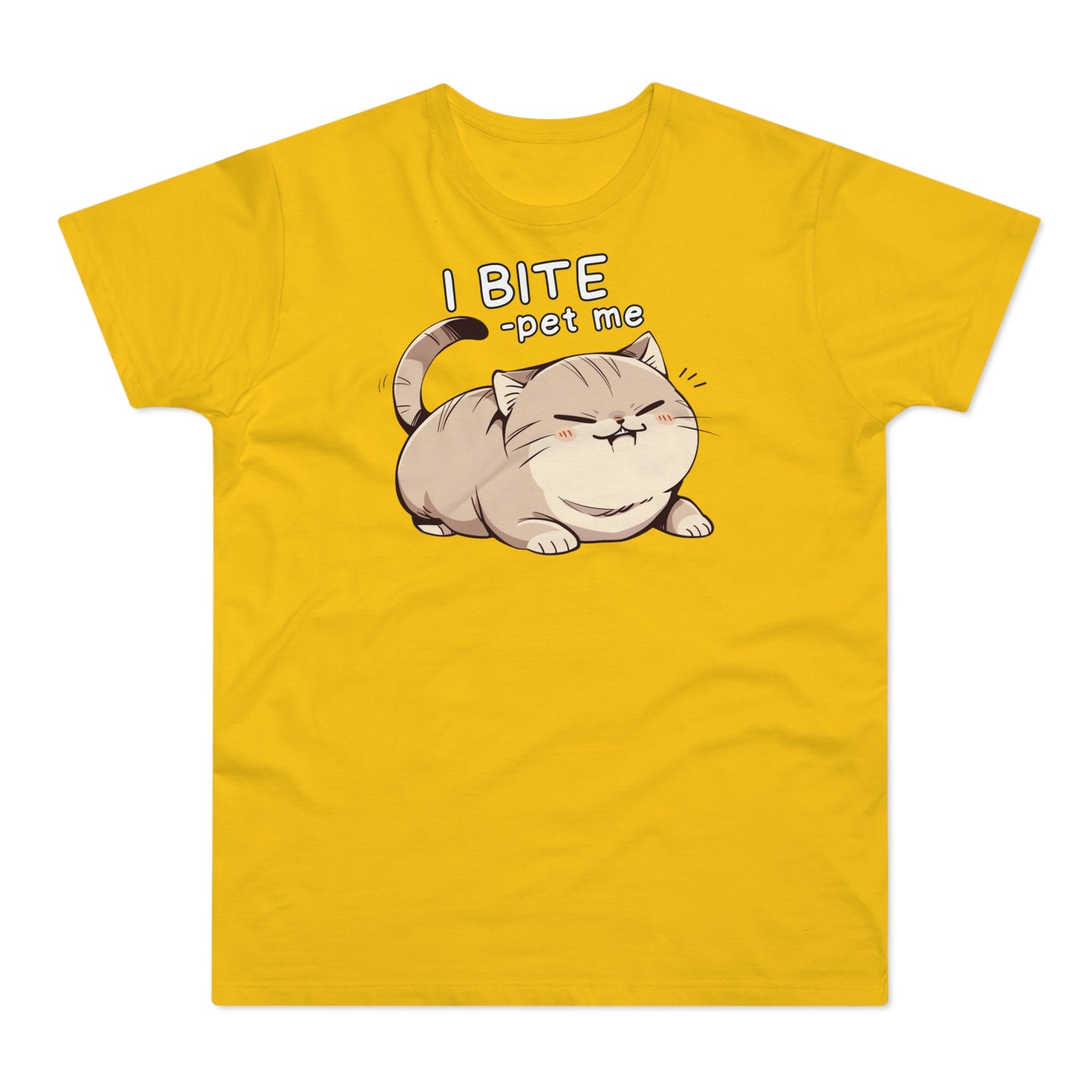 I BITE -pet me Katze T-Shirt