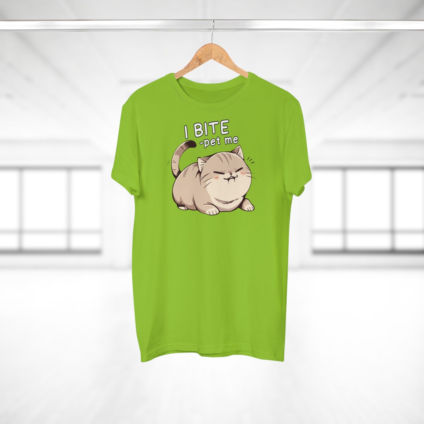 I BITE -pet me Katze T-Shirt