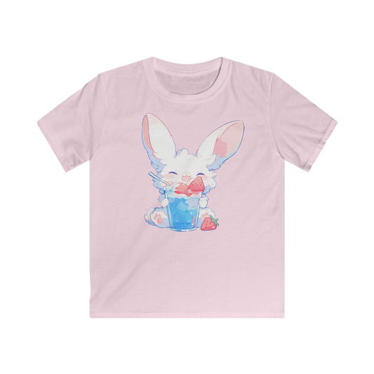 Slush-Eis Erdbeer Hase Kinder T-Shirt