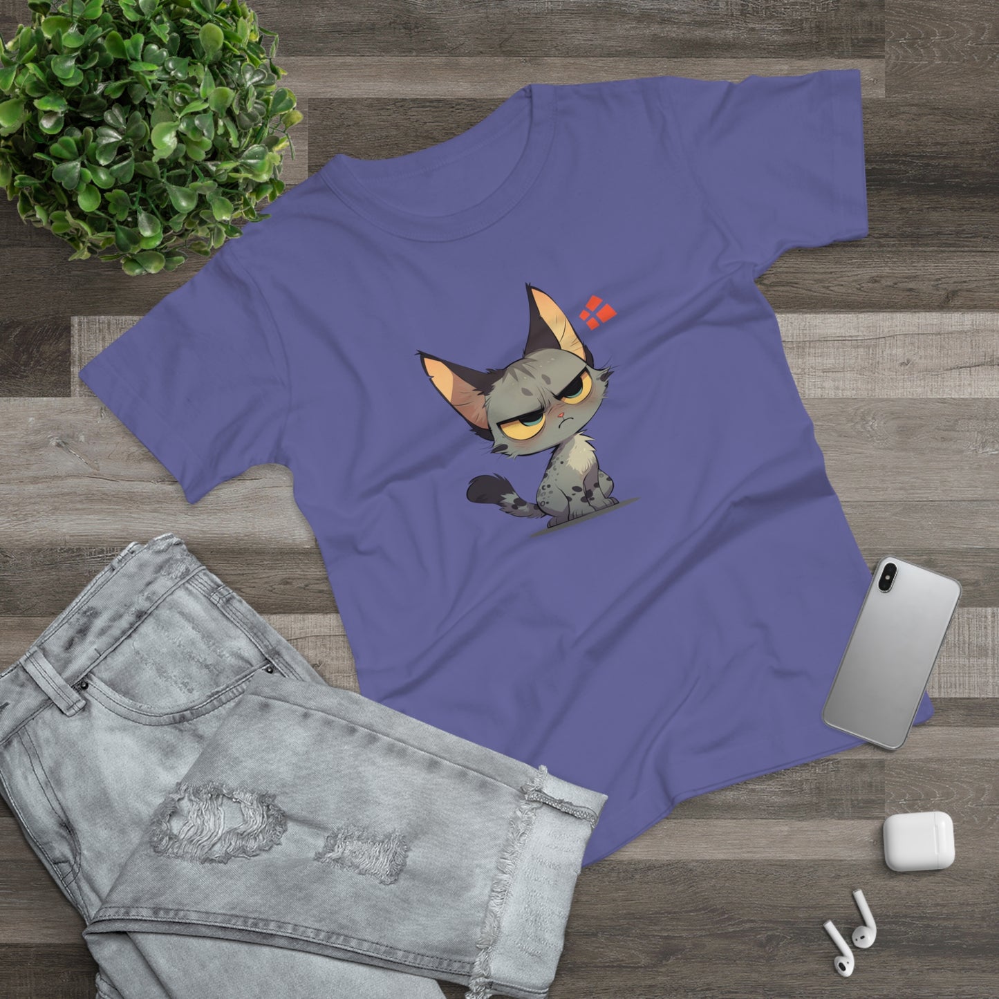 Grummel Katze Frauen T-Shirt