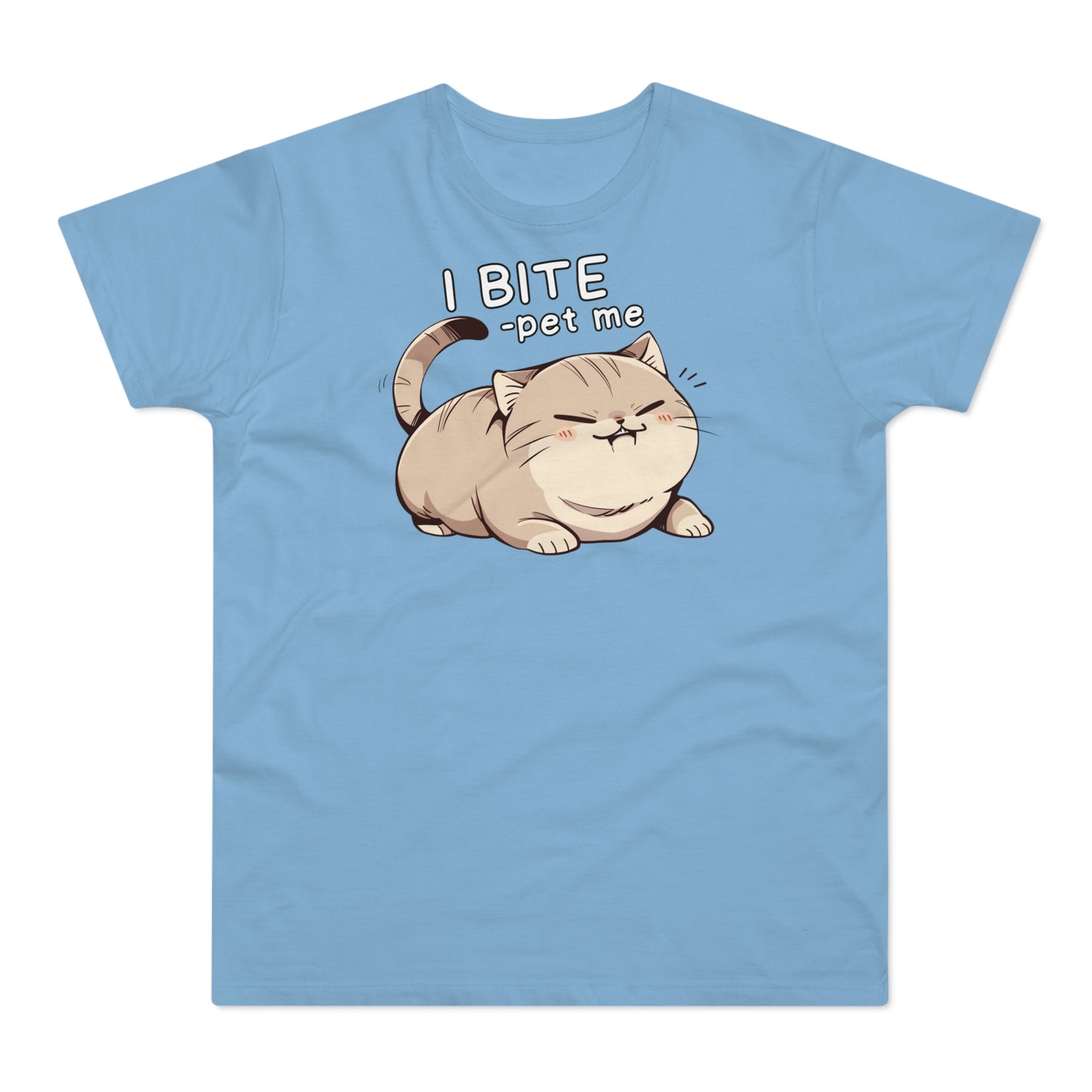 I BITE -pet me Katze T-Shirt